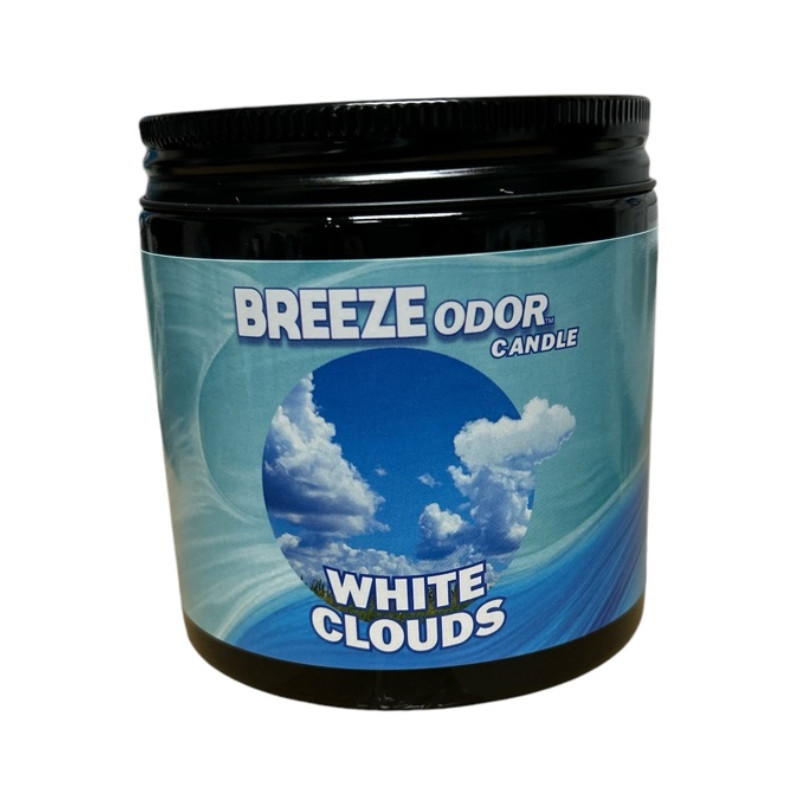 BREEZE Odor Candle White Clouds