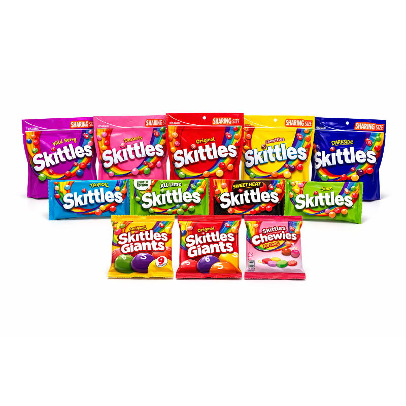 Skittles Mash Ups Wild Berry + Tropical Grab N Go Pouch