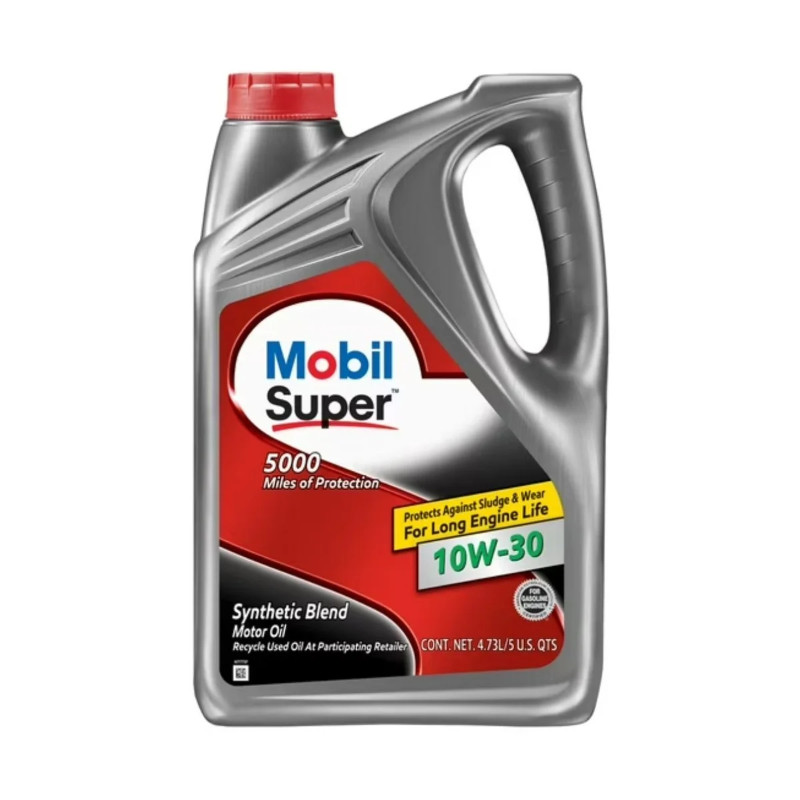 Mobil Super 5000 Mile 10w-30 Motor Oil