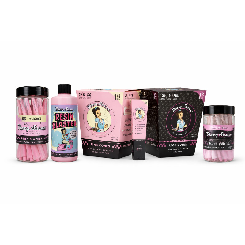 Blazy Susan Pink Cones Shortys Bulk 50 Pack