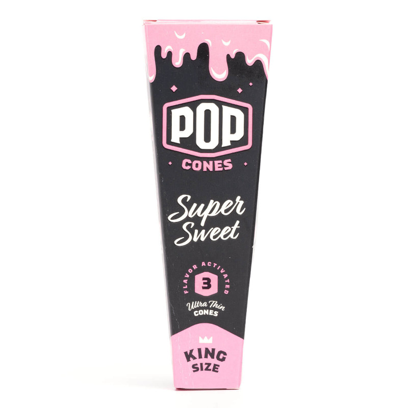 Pop Cones Super Sweet King Size 3 Per Pack