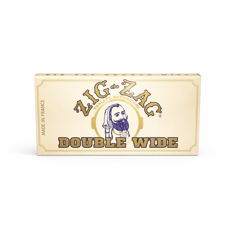 24x Zig Zag White Rolling Papers Double Wide Smoking Accessories