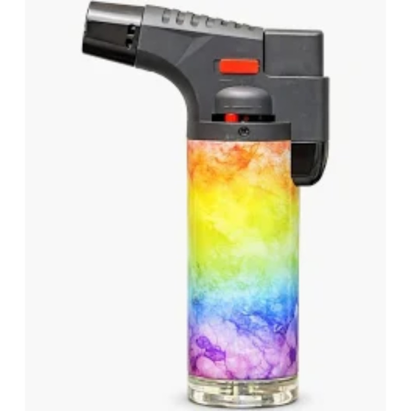 cigarette lighter blowtorch QuLuJing Lighter, Butane torch Refillable Cooking torch Kitchen with Adjustable Flame for Dessert Pudding Grilling and Perfect for 20 12x Blink Torch Gun Tie