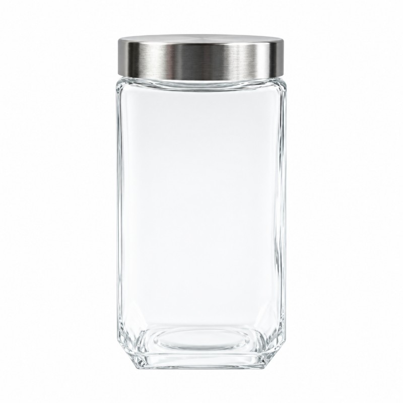 Glass Square Canister