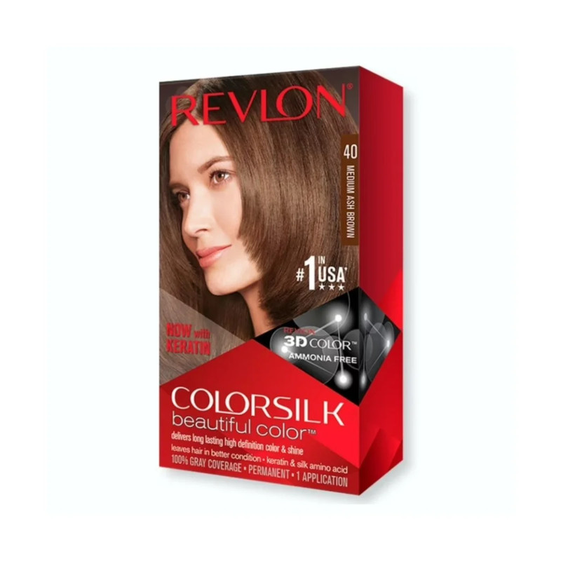 Revlon Hair Color #40 Medium Ash Brown