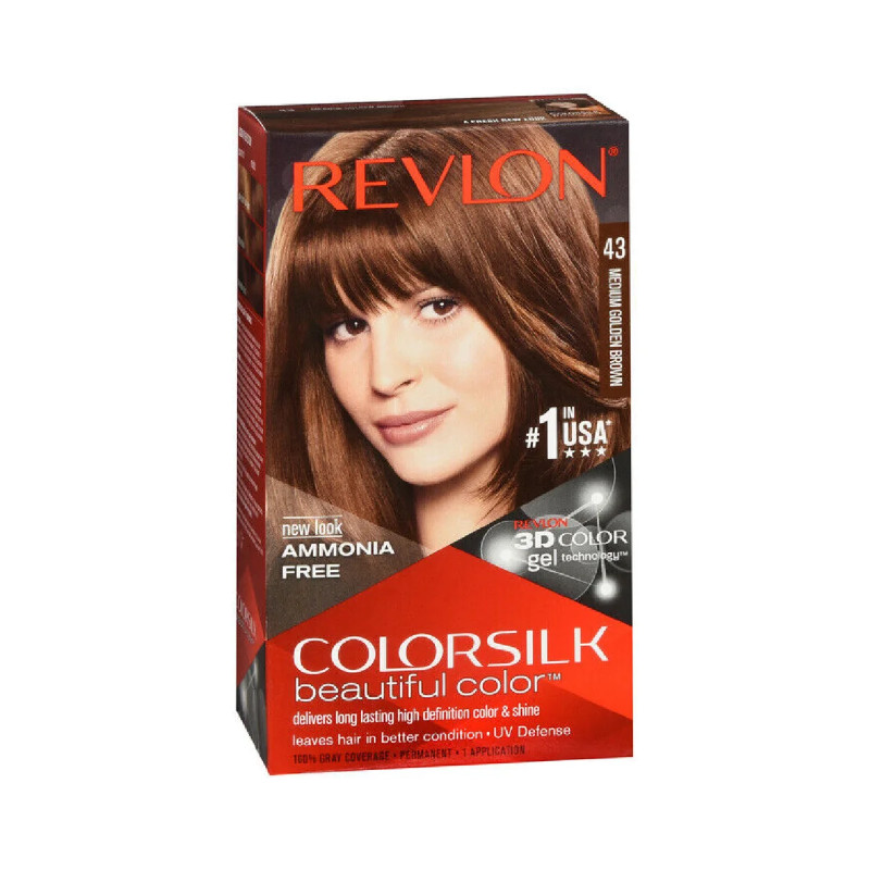 Revlon Hair Color #43 Medium Golden Brown