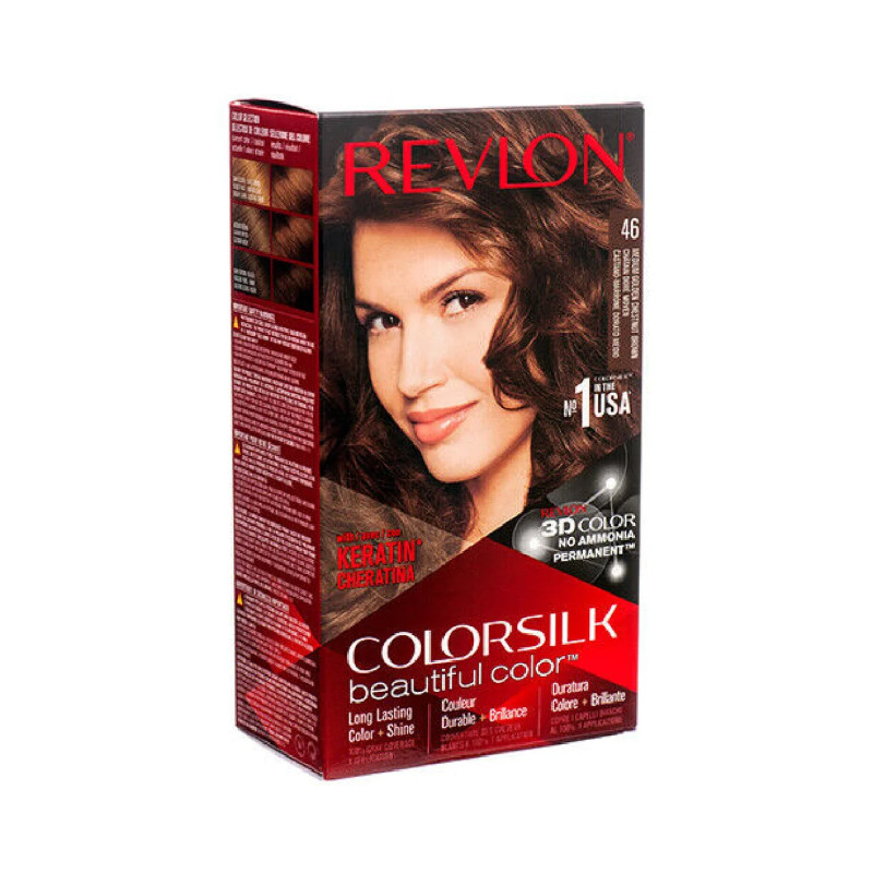 Revlon Hair Color #46 Medium Golden Chestnut B