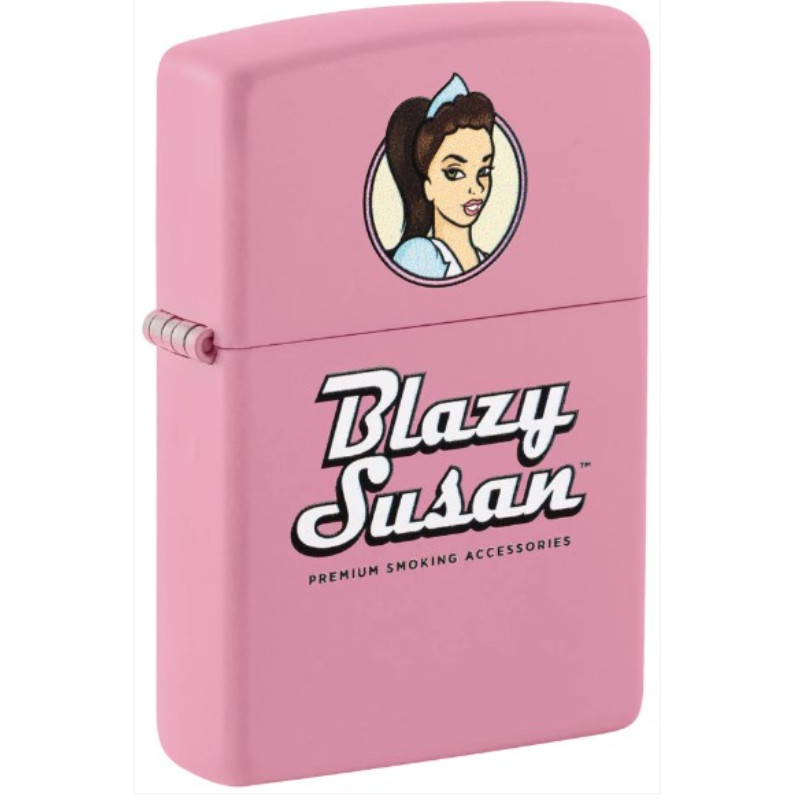 1x Zippo Blazy Susan Pink Design Lighter Utility Flame Bulk Sealed