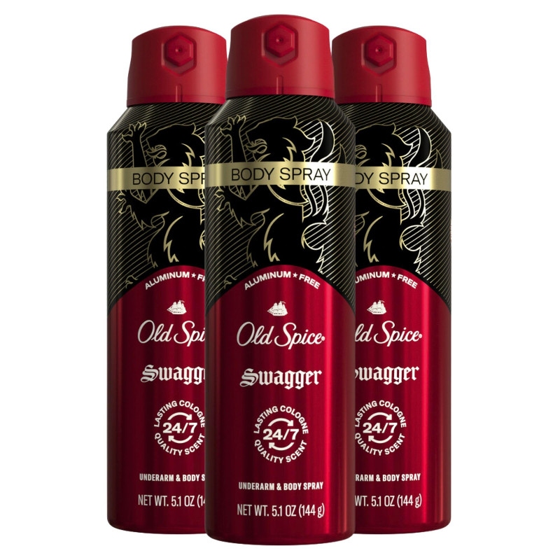 Old Spice Body Spray Swagger 3 Pack