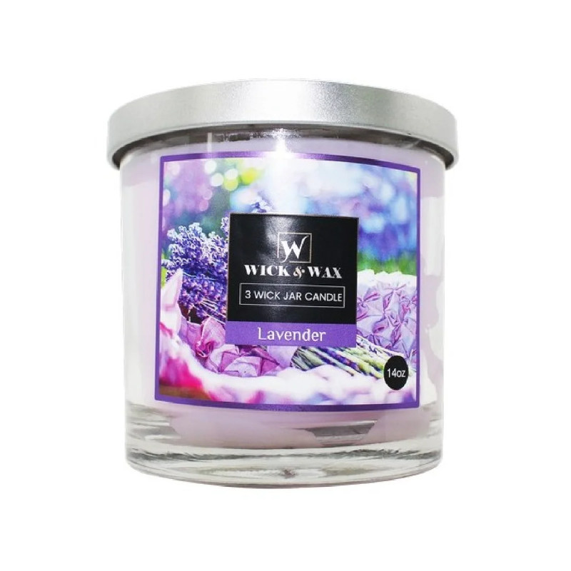 Wick & Wax 3 Wick Candle Lavender