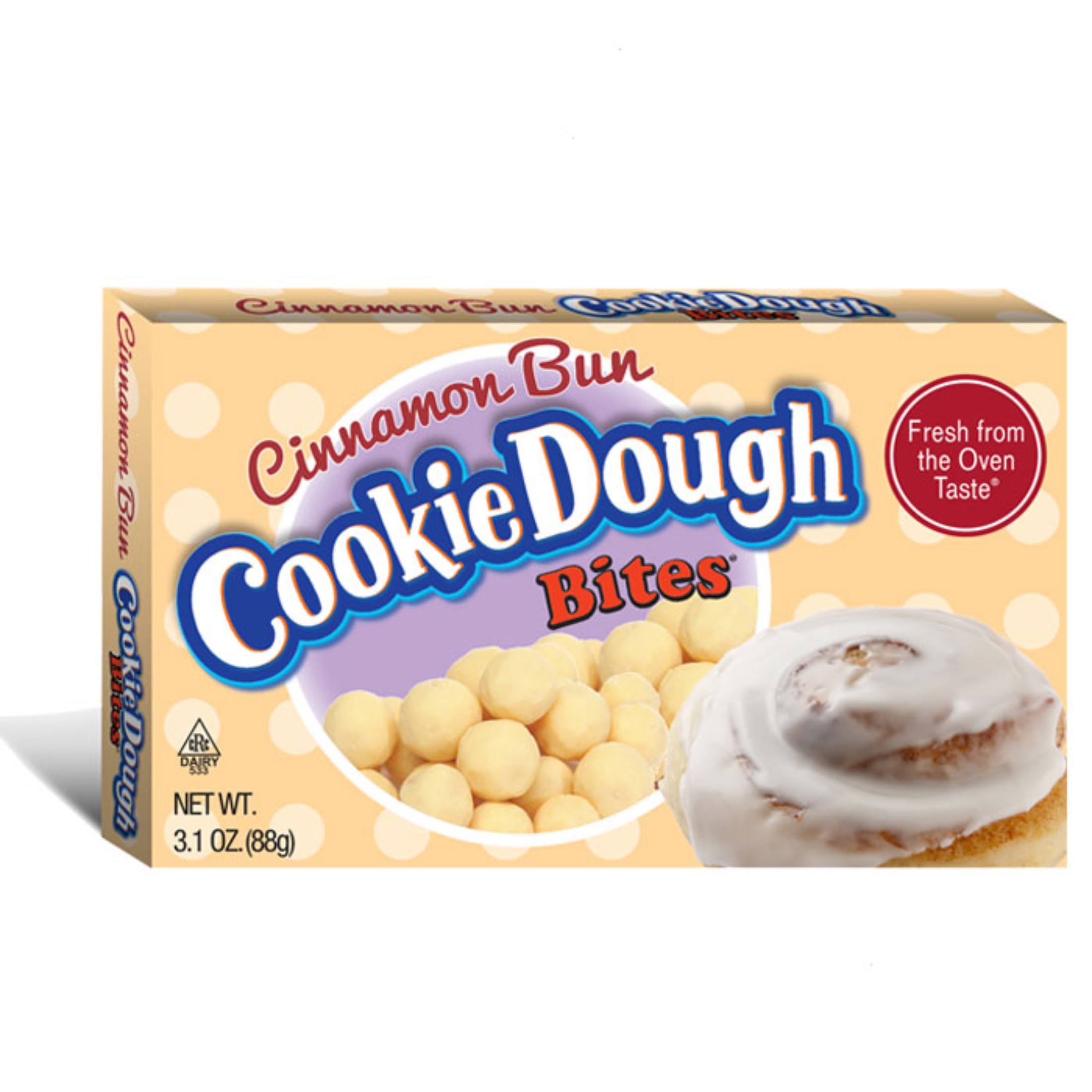 Cookie Dough Bites Fresh Cinnamon Bun