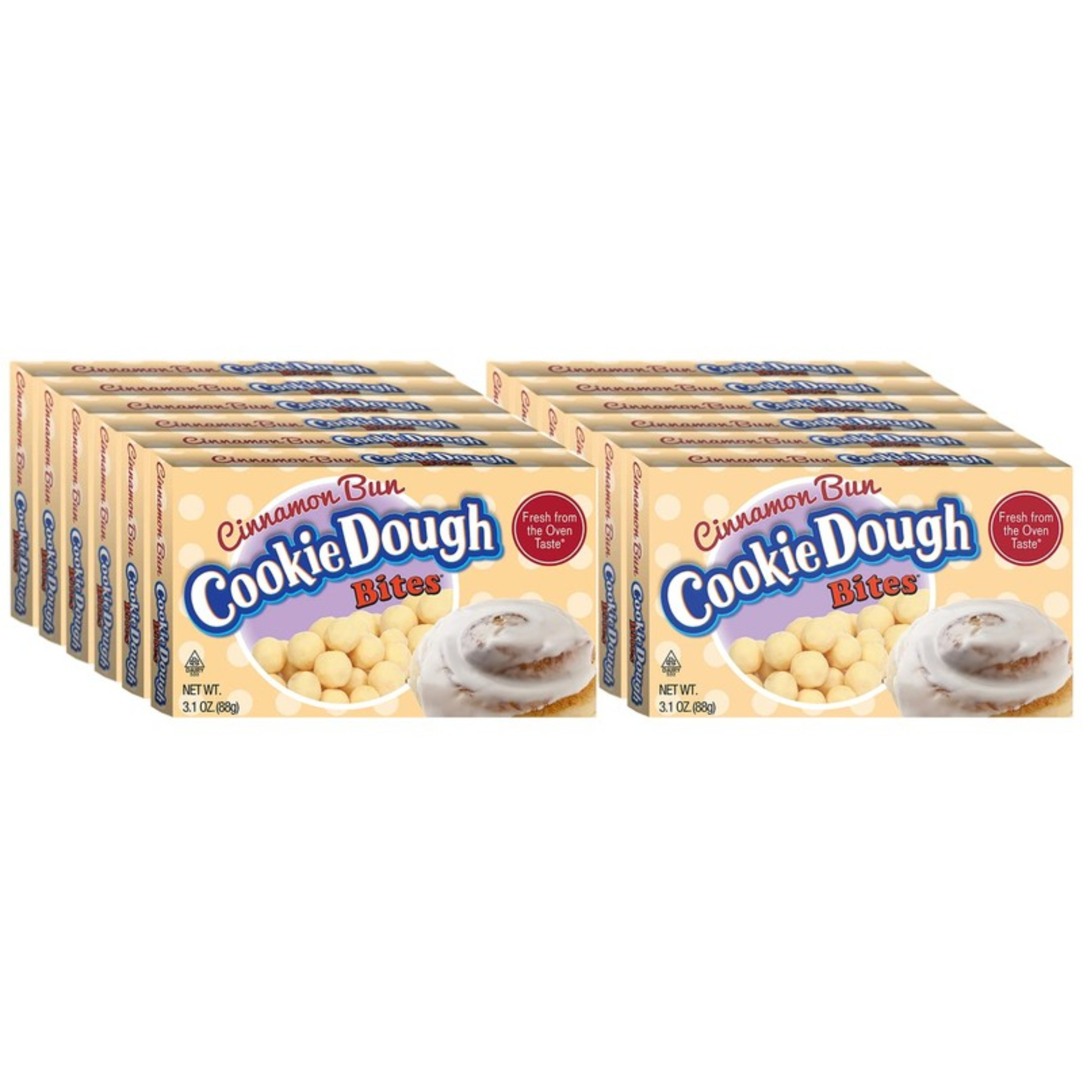 Cookie Dough Bites Fresh Cinnamon Bun