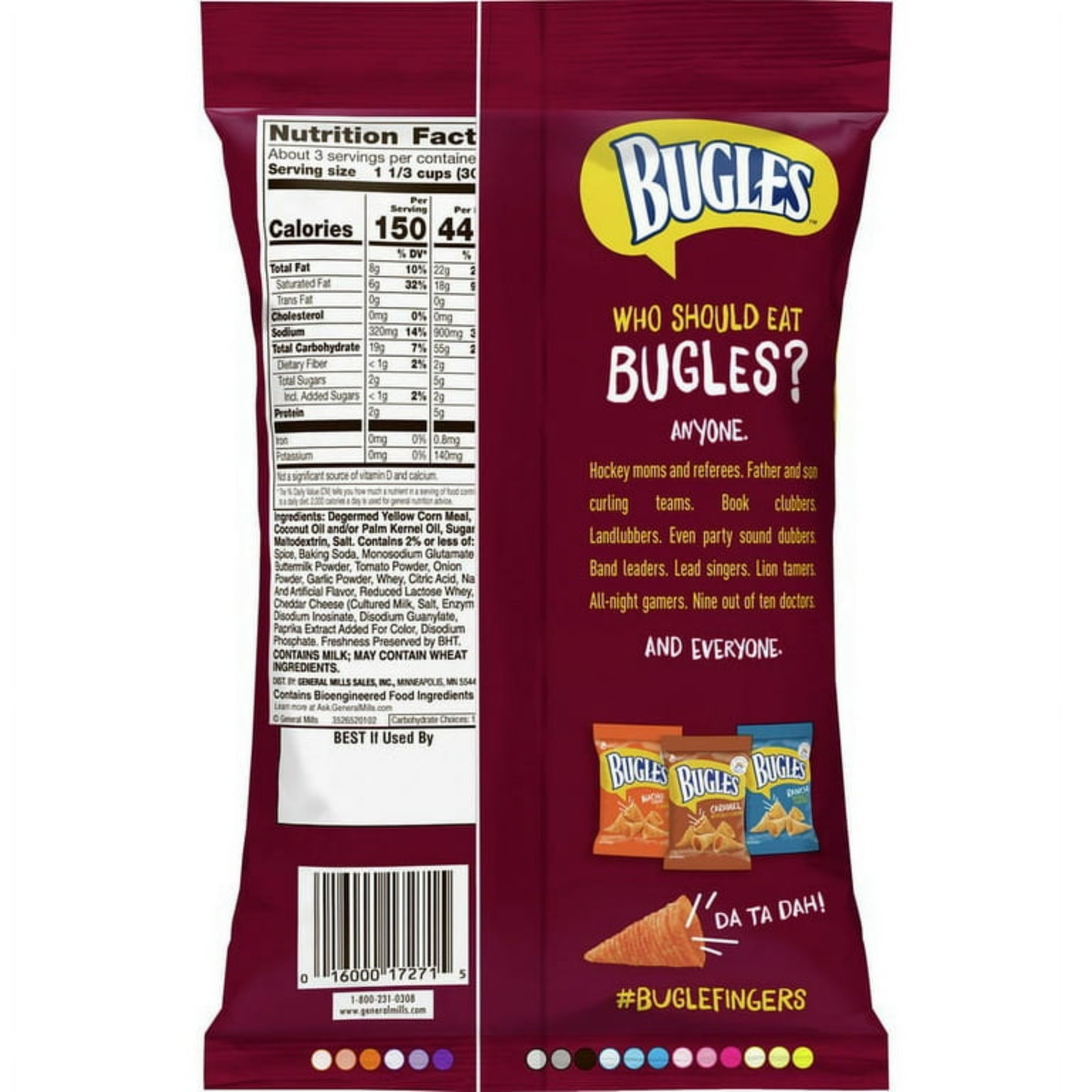 Bugles Chili Cheese Flavor