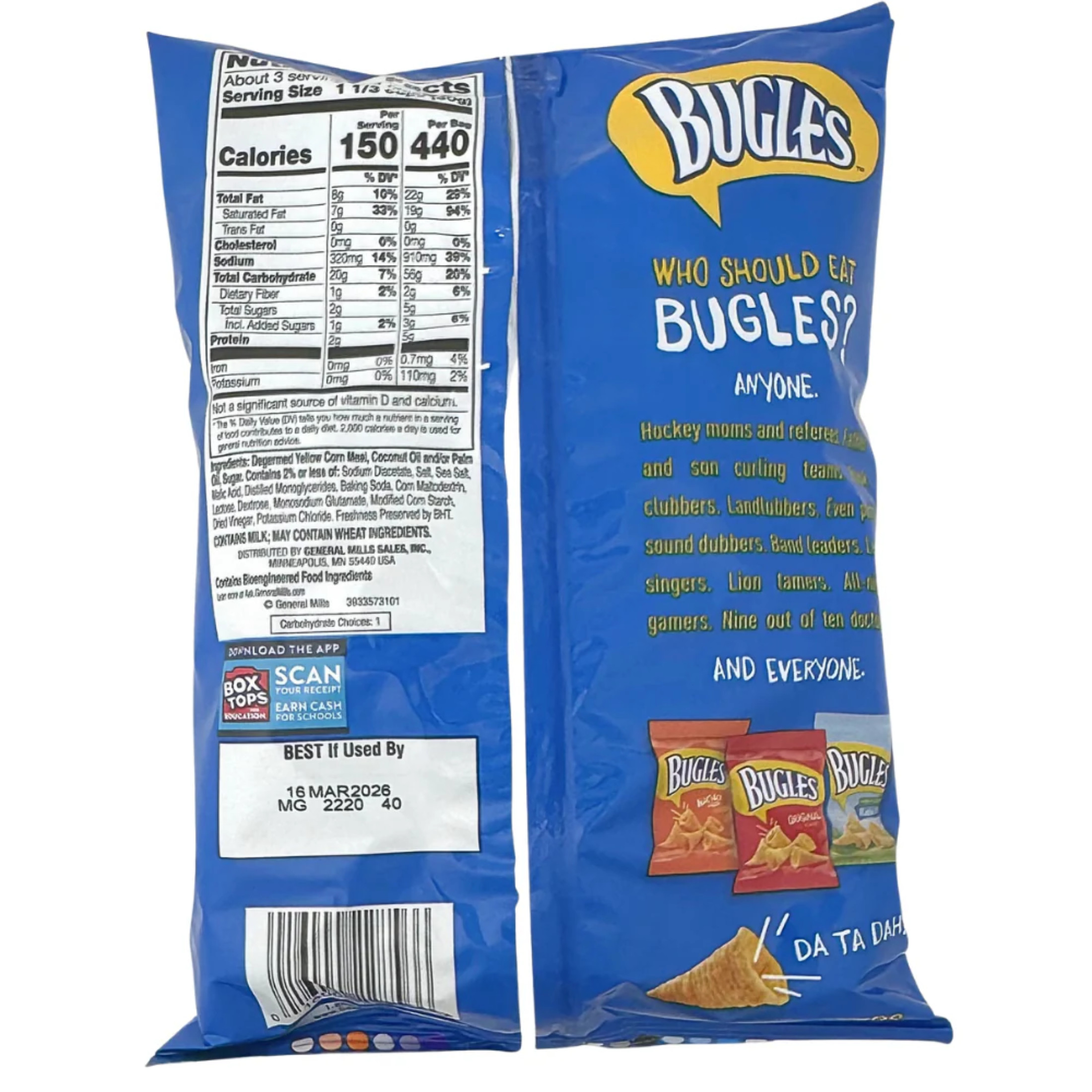Bugles Salt & Vinegar Flavor