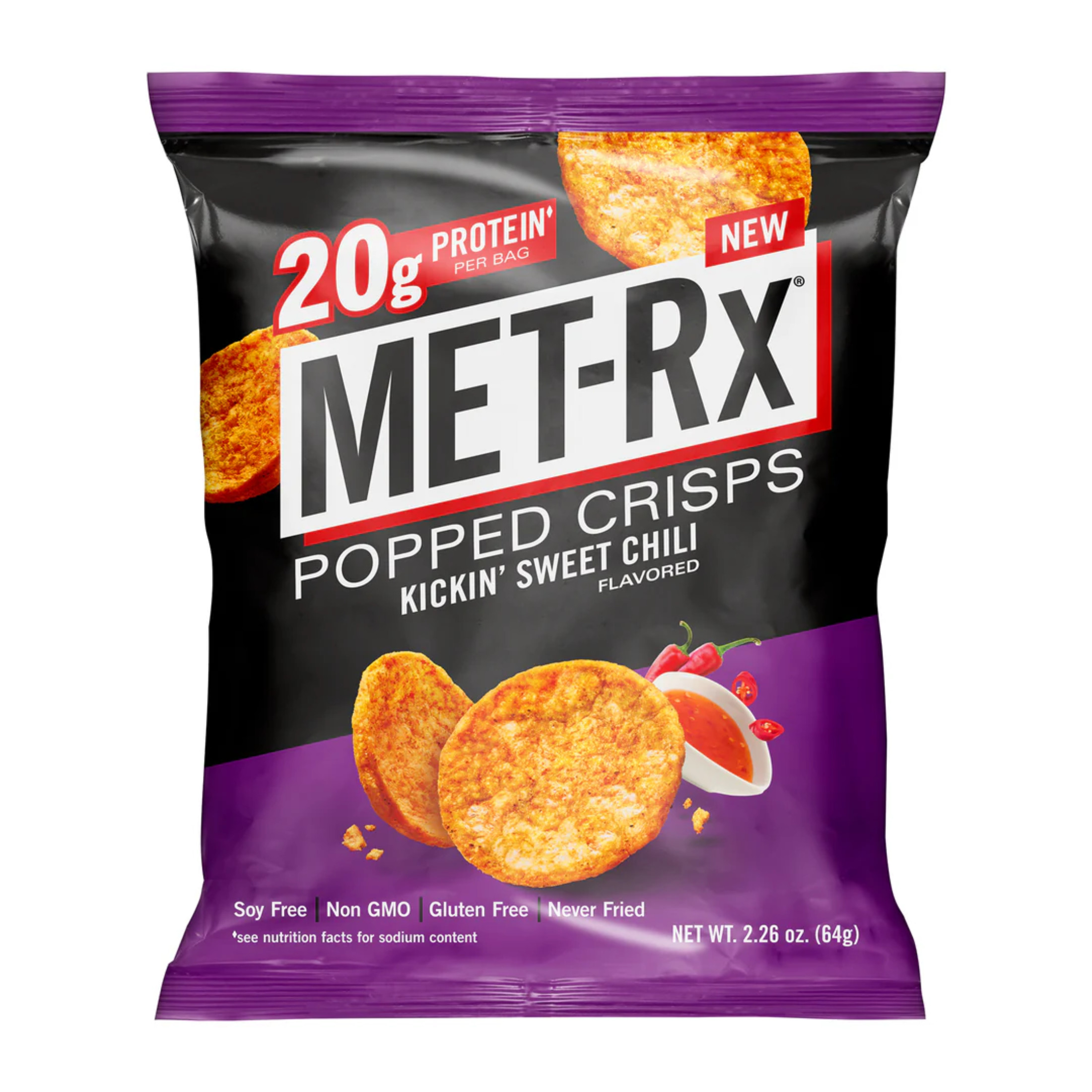  Met-Rx Popped Crisps Kickin' Sweet Chili Chips