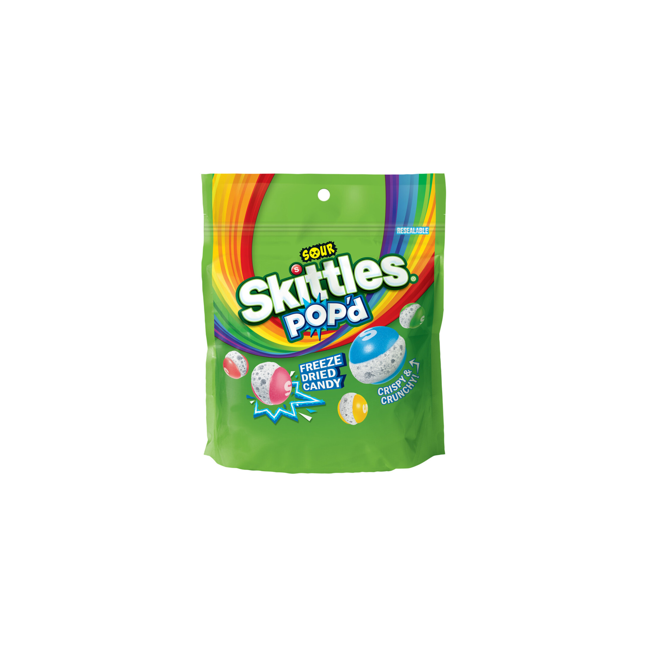 Skittles POP'd Sour Freeze Dried Candy